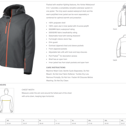 Port Authority® Vortex Waterproof 3-in-1 Jacket (Black)